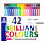 روان‌نویس 42 رنگ نوک نمدی STAEDTLER 334C42 Triplus