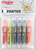 ماژیک های‌لایت 6 رنگ معطر Panter AHM 22571 Mini